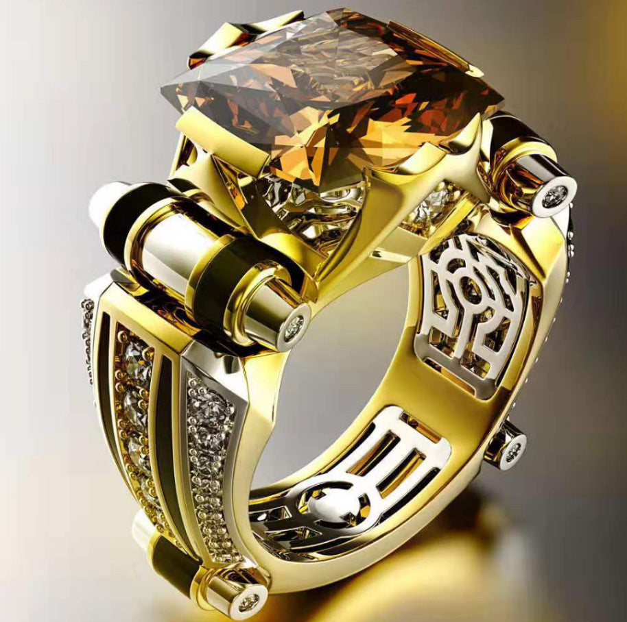 Diamond domineering ring