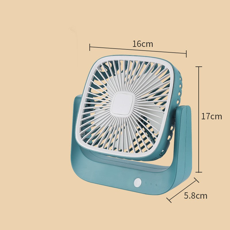 USB Charging Silent Large Wind Portable Small Fan Plastic Fans