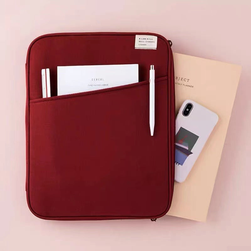 Creative Simple Solid Color Tablet Bag Laptop Bag Computer Tablet Case Laptop Sleeve Document Liner Protective Sleeve Bag Business Bag for Computer Over the Shoulder Bag for Travel Fashion Professional Backpack College High School Student Book Bag