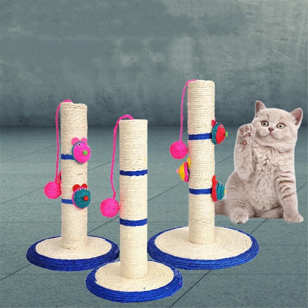 Sisal Cat Tree Cat Scratcher Climbing Frame Cat Nest One Column