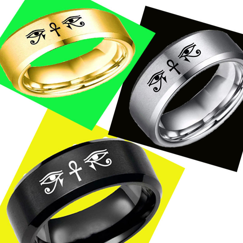 Men's Fashion Titanium Steel Ring