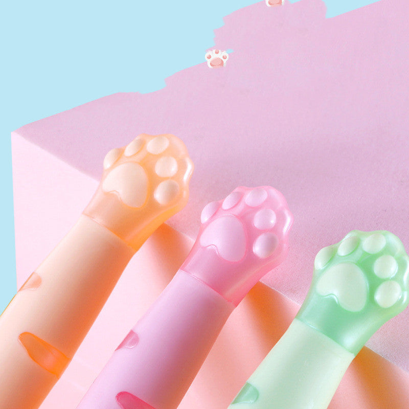 Cat Paw Soft Hair Oral Cleaning Toothbrush Infants