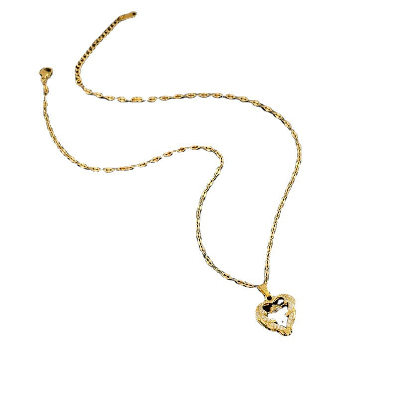 Love Smart Necklace Valentine's Day Gift Female Phenix Dance In The Sky Cold Style Luxury Temperament Clavicle Chain