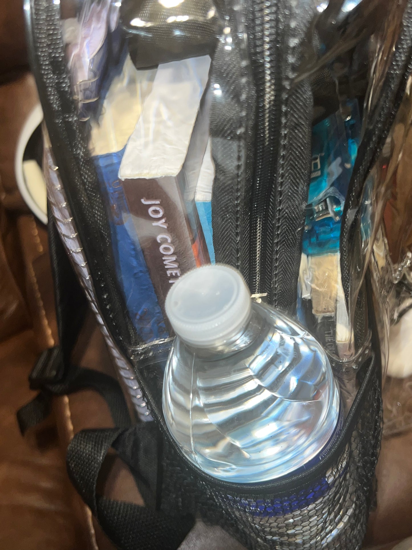 Beyond Limitless Clear Backpack Heavy Duty Waterproof Bookbag Transparent School Bag Rainproof Outdoor Travel Bag Water-Resistant PVC Laptop Bag for College Highschool Middle School Elementary Students Book Bag Back Pack
