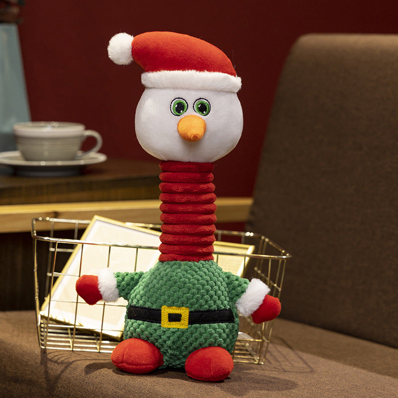 Christmas Cartoon Snowman Plush Toy