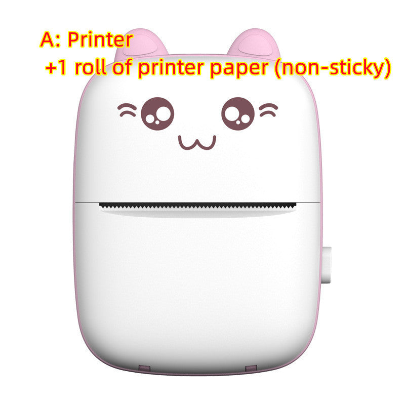 Portable Mini Label Printer Bluetooth WiFi Mobile Thermal Printer For Printing Pictures Images, Stickers, Photo Printing, Sketchpad, Banner Printing, Web Page Printing, Note Taking, Text Extraction for College High School Middle School Students