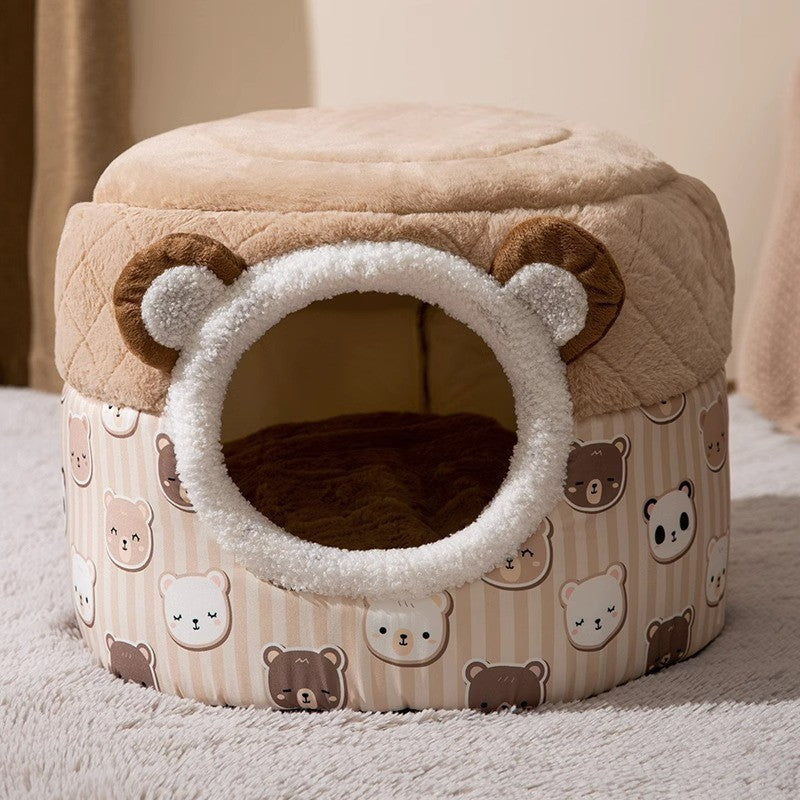 Autumn And Winter Cat Dog Arctic for Kitten or Puppy Warm Thickened Pumpkin Dog Closed Windproof Pet Bed Cat House Cat Tent Various Colors and Sizes Pet Supplies for Cat Pet Products for Cats, Kittens, Dogs, Puppies, Fur Babies, Animals