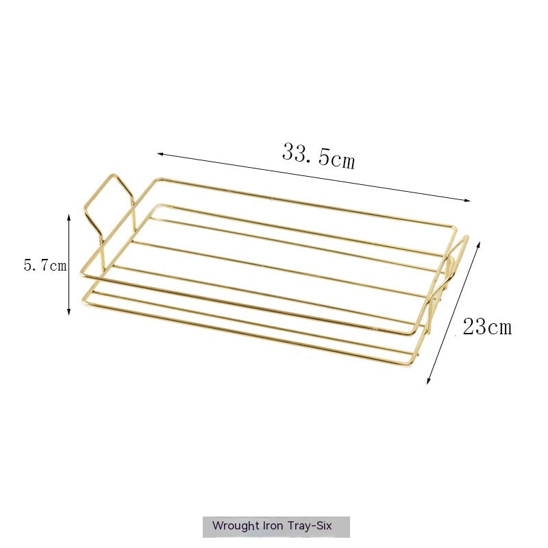 Iron Fruit Plate Home Living Room KTV Plate