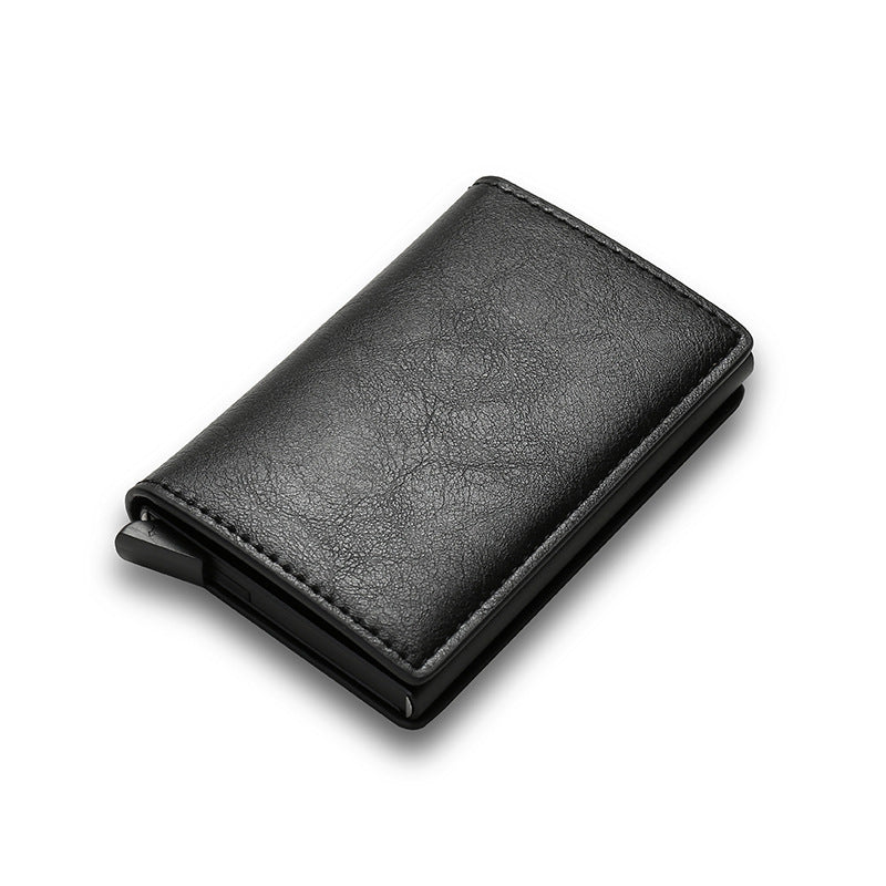 Anti Theft Brush Automatic Wallet for Men and Women