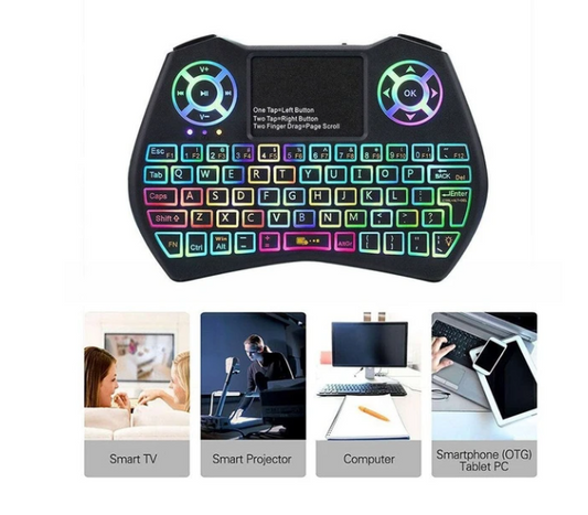 Mini Wireless Keyboard Multi-Language Keyboard Flying Mouse Keyboard Gaming Keyboard Musician Keyboard Work Keyboard