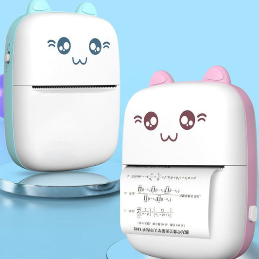 Portable Mini Label Printer Bluetooth WiFi Mobile Thermal Printer For Printing Pictures Images, Stickers, Photo Printing, Sketchpad, Banner Printing, Web Page Printing, Note Taking, Text Extraction for College High School Middle School Students