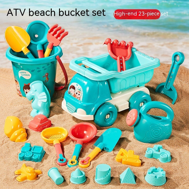Beach Toy Suit Barrels Of Seaside Water Playing Tools