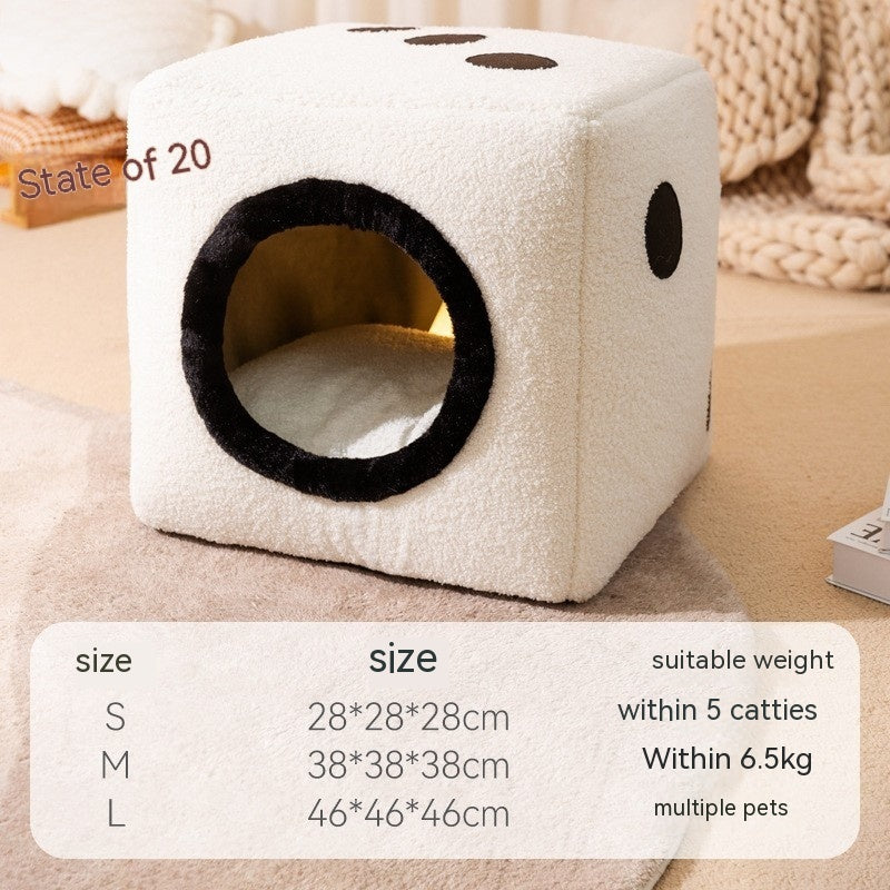 Autumn And Winter Cat Dog Arctic for Kitten or Puppy Warm Thickened Pumpkin Dog Closed Windproof Pet Bed Cat House Cat Tent Various Colors and Sizes Pet Supplies for Cat Pet Products for Cats, Kittens, Dogs, Puppies, Fur Babies, Animals