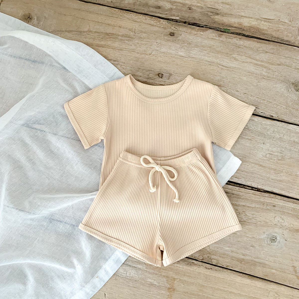 Summer Infant Toddler Striped Two-piece Set for Baby Clothes for Babies 12M, 18M, 24M, 2YO