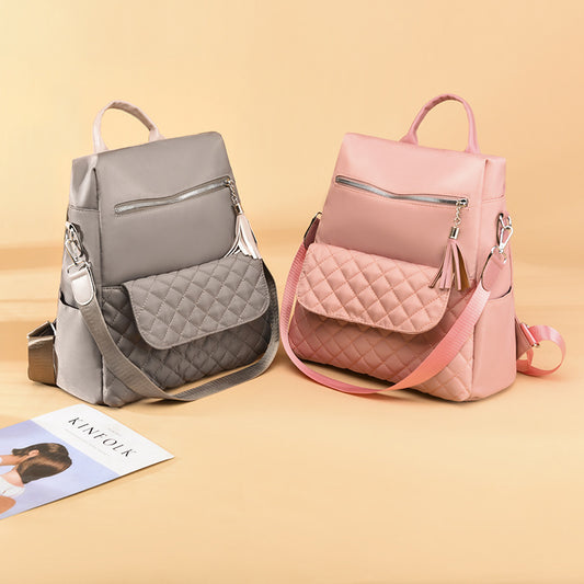 Women's Fashionable Oxford Cloth Bag Travel & Outdoor Backpack Travel Fashion Professional Back Pack Bookbag College High School Student Book Bag