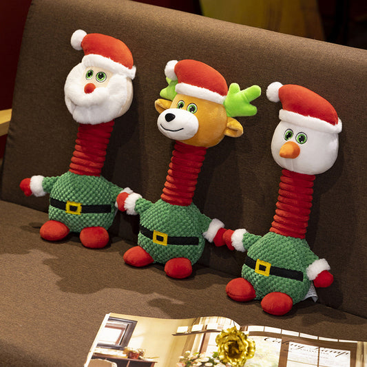 Christmas Cartoon Snowman Plush Toy