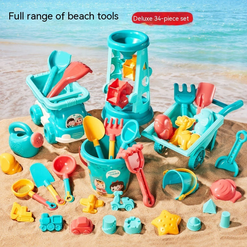 Beach Toy Suit Barrels Of Seaside Water Playing Tools