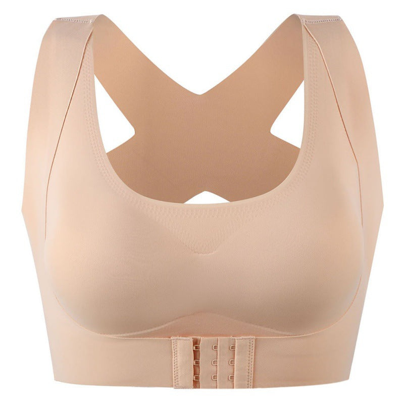 Posture Bra For Women Girl Posture Corrector Fitness Underwear Corset Back Bras Vest Push Up Shockproof Double Shoulder Sports Bras