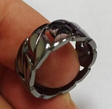 Copper Plated Gold, Silver, Two-Tone Chain Rings Valentine’s Day Gift Women’s & Men's European And American Fashion Punk Jewelry