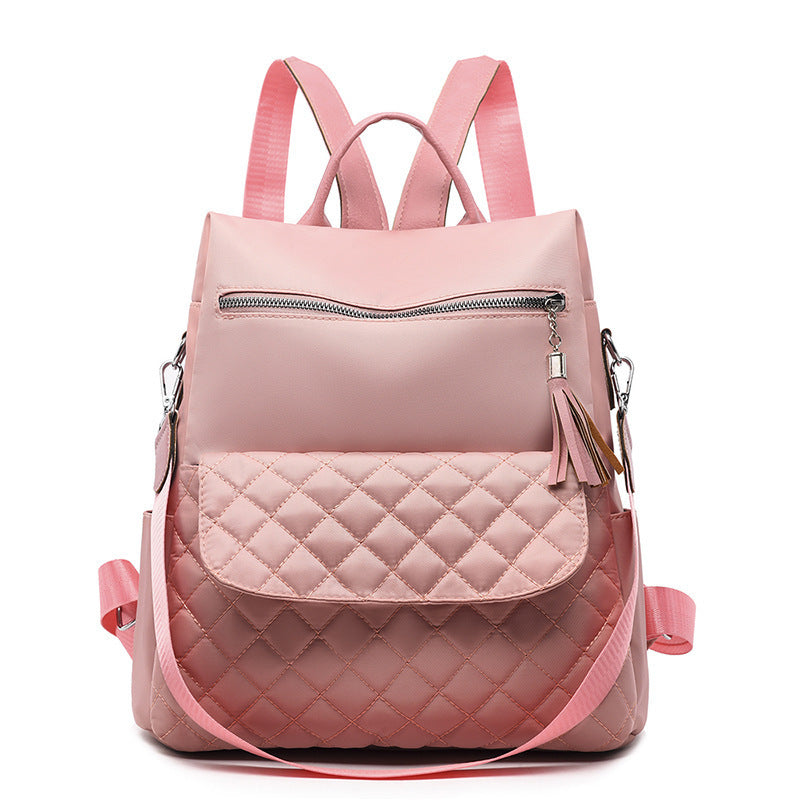 Women's Fashionable Oxford Cloth Bag Travel & Outdoor Backpack Travel Fashion Professional Back Pack Bookbag College High School Student Book Bag