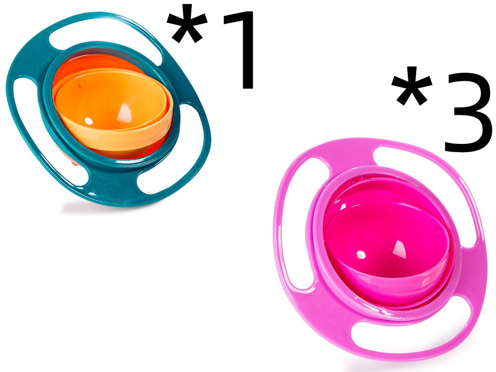 360 Rotate Universal Spill-proof Bowl Dishes for Babies, Toddlers, Kids