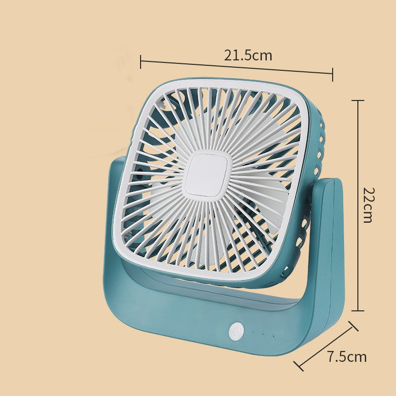 USB Charging Silent Large Wind Portable Small Fan Plastic Fans