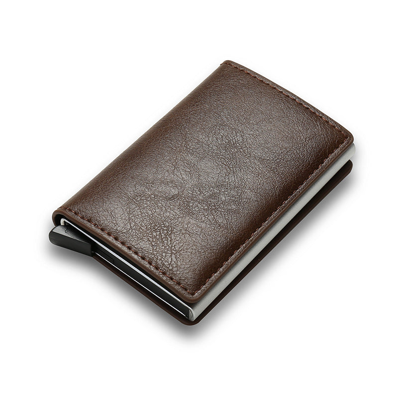 Anti Theft Brush Automatic Wallet for Men and Women