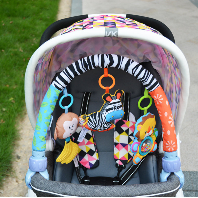 Baby Stroller Clip Car Seat Clip Hanging Plush Pendant Baby Shower Gift Baby Registry Gift