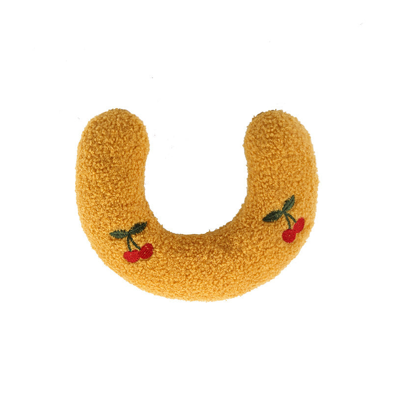 Cat Neck Protection Pearl Cotton Filled Sleep Pillow